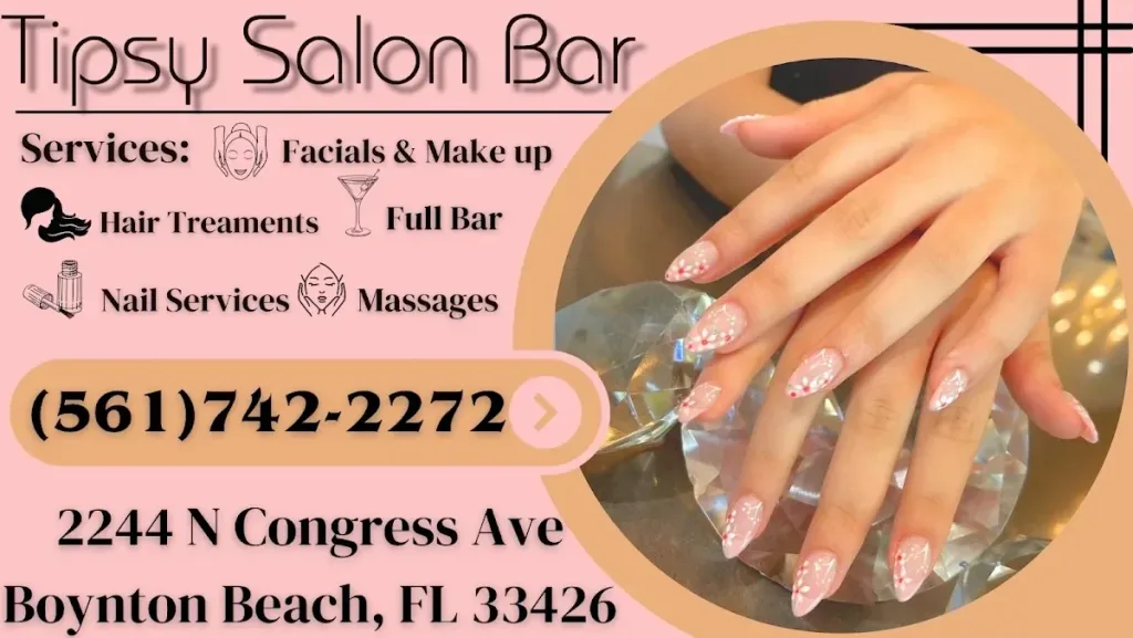 Tipsy Nail & Hair Salonbar — Nail salon in Boynton Beach